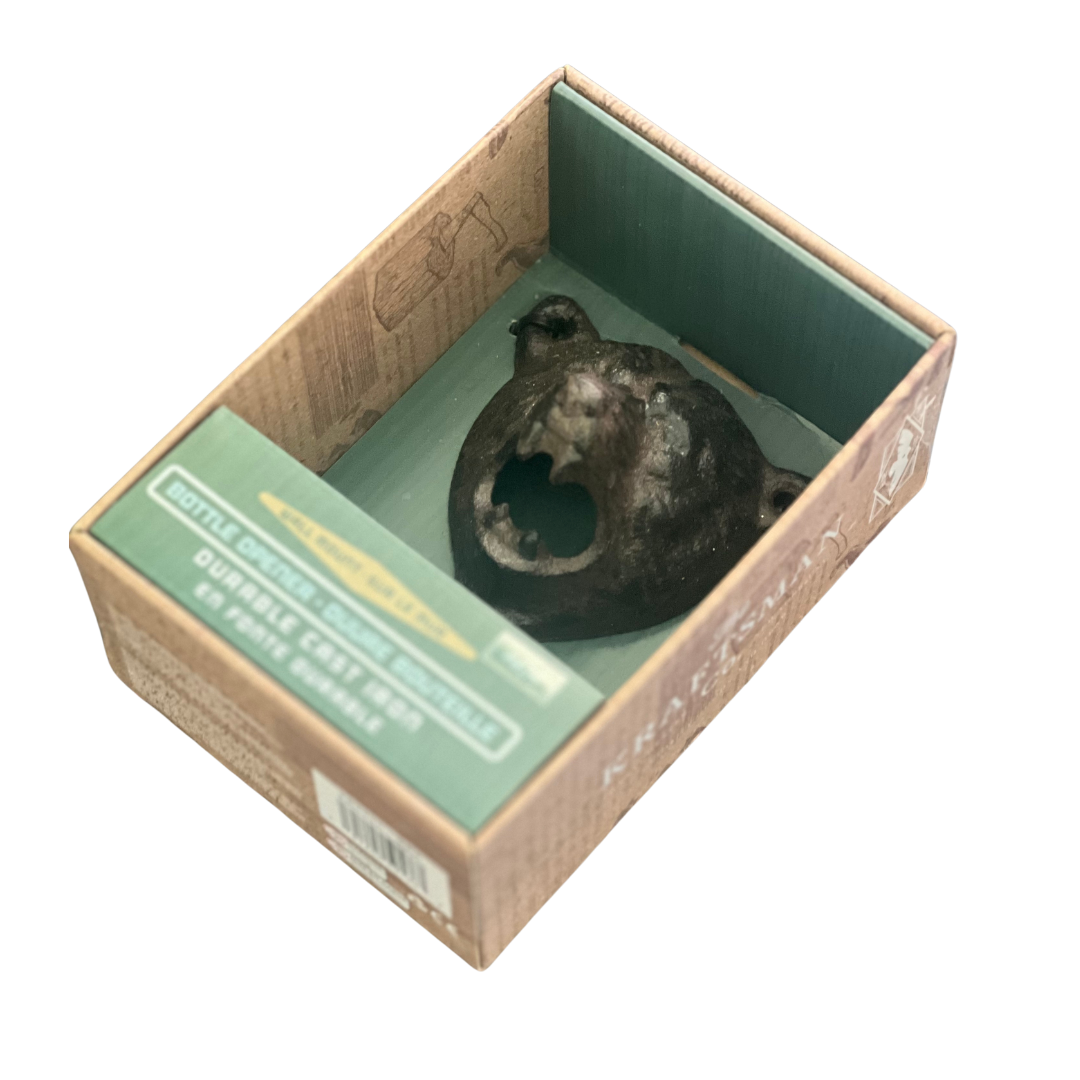 壁挂式熊 0439 Kraftsman Co. 耐用铸铁开瓶器