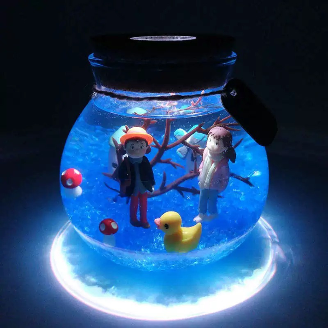 Flat Bottom Bonsai Glass Pot Succulent Planter Terrarium Vessel fish bowl micro garden pot