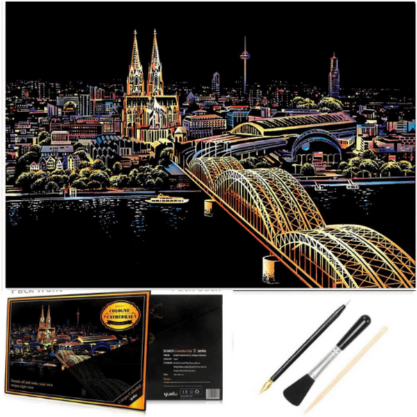 Light Up City DIY Art Cathedral in Cologne Germany Premium Set