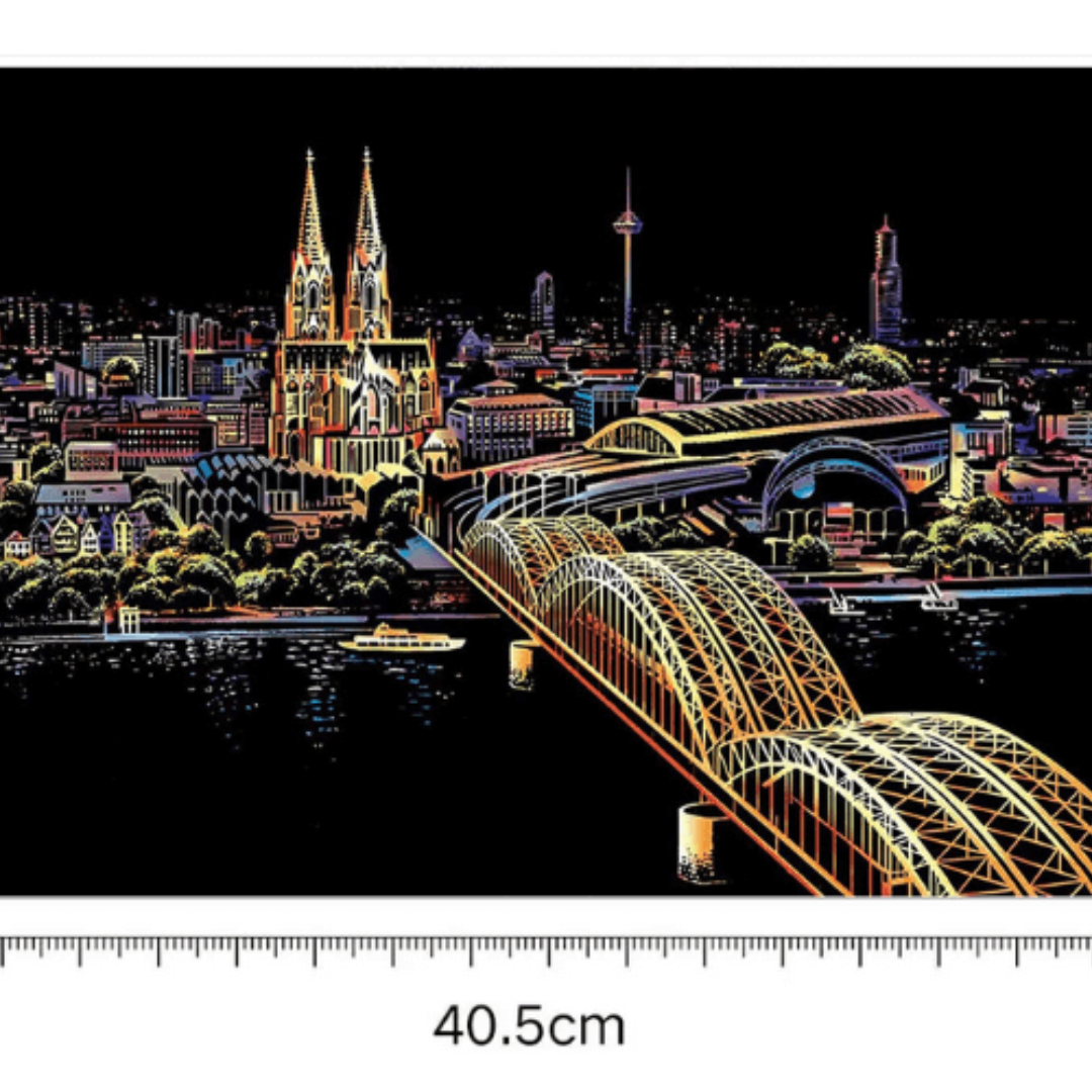 Light Up City DIY Art Cathedral in Cologne Germany Premium Set