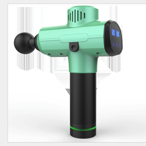 Green Deep Tissue Massager Gun Fitness Recovery