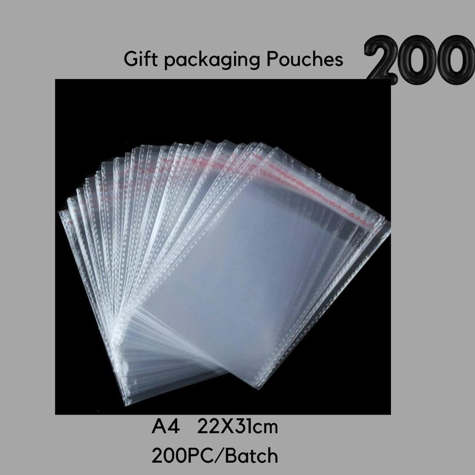 OPPO CLEAR GIFT PACKAGING POUCHES