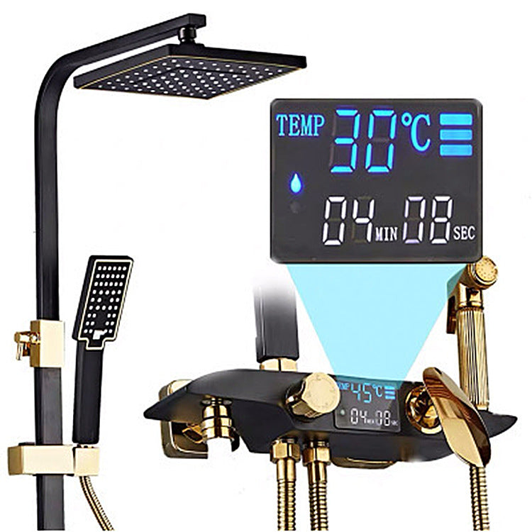 Premium Smart Sensor Bath Shower Set with LED Thermo Display – Gadget ...