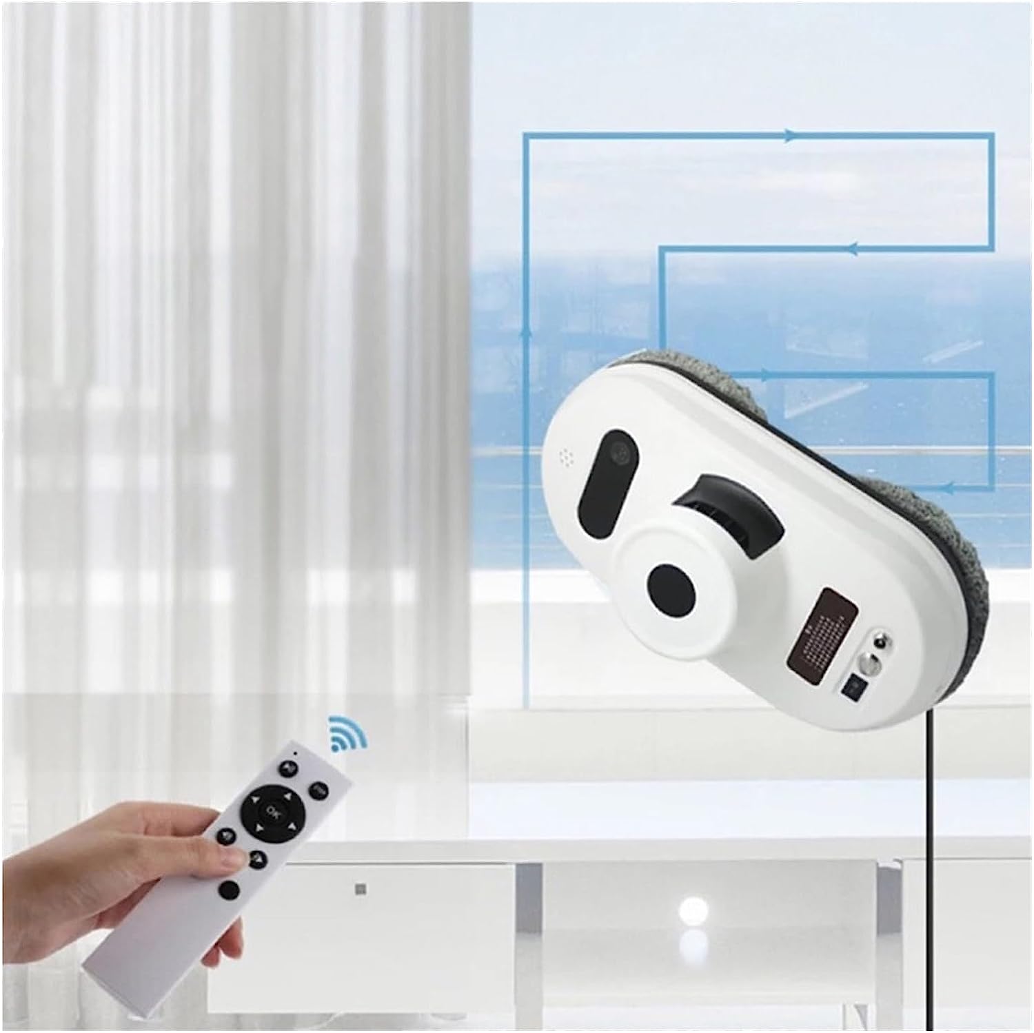 Susliving Smart Automatic Robot Window Cleaner Electric Robotic