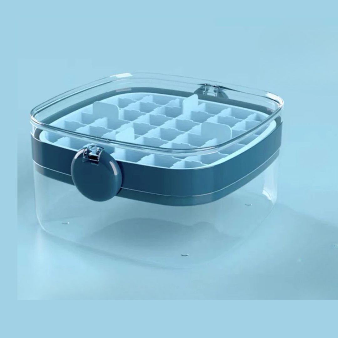 Three Tier Silicon Mould Jelly Ice Maker WIth Shovel Tray Box
