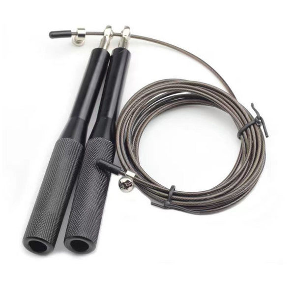 Adjustable Skipping Rope Black