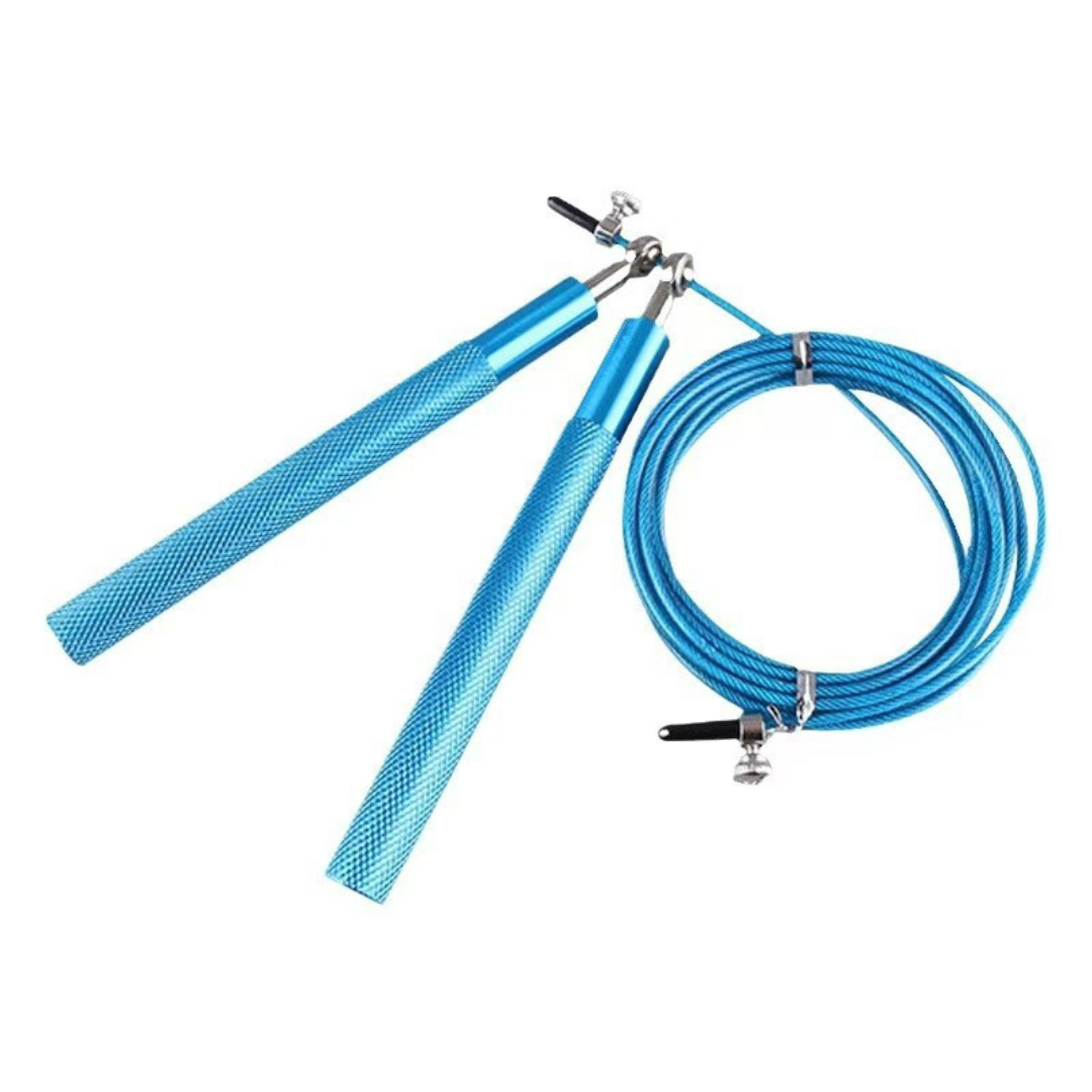 Adjustable Skipping Rope HIIT Cardio Training Blue