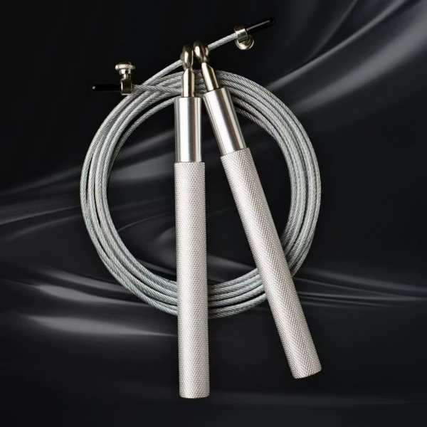 Adjustable Skipping Rope Silver