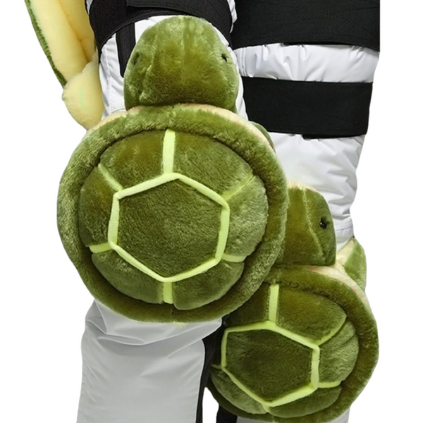 Snow Turtle Knee Support Protectors Green for Snowboarding Winter Sport