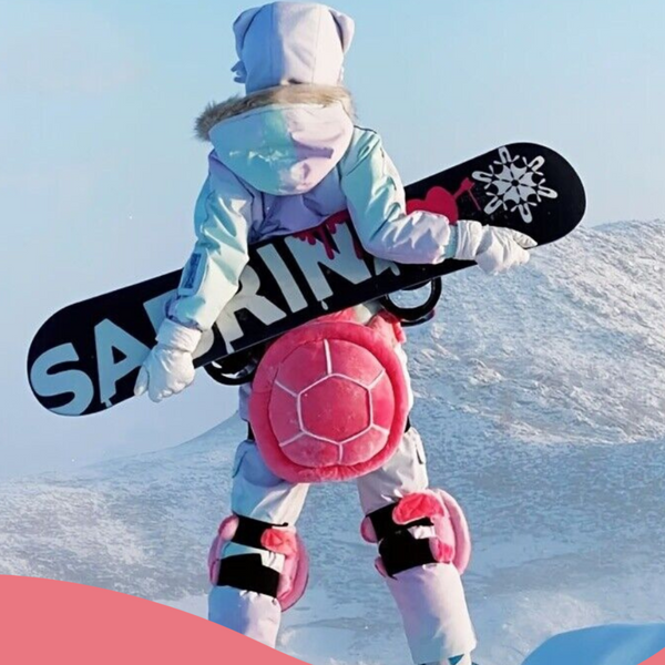 50cm Snow Turtle Pink Protector Pack For Kids