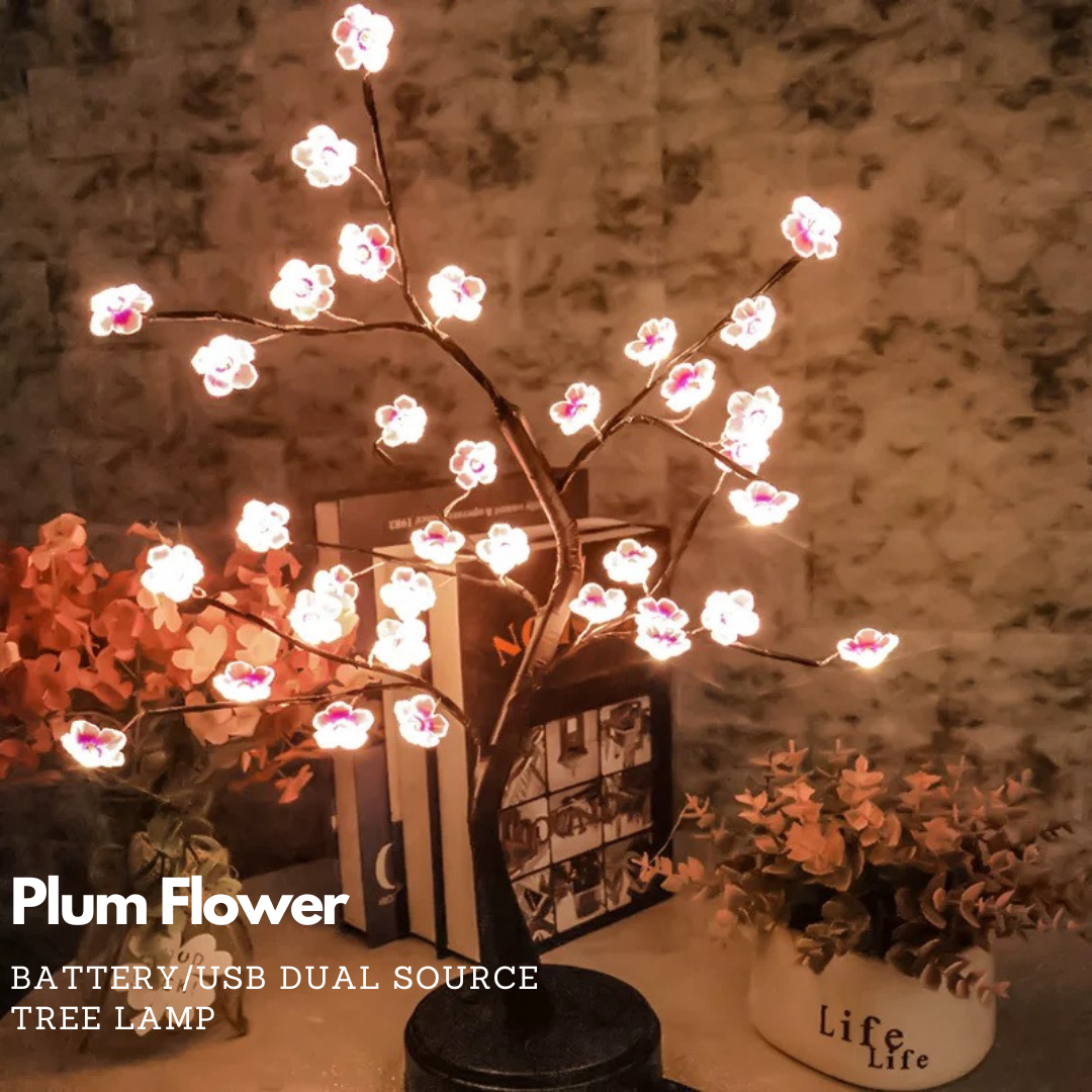 Plum Flower Twinkle Tree Light