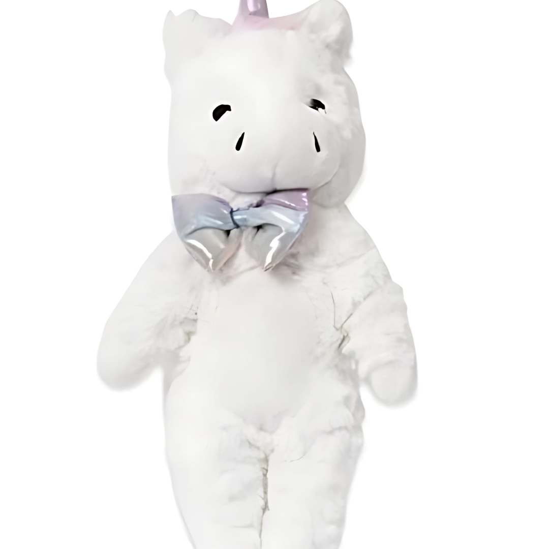 LITTLE MIRACLES 2pc Animal Hugs Collection Hooded Blanket With Plush Unicorn Set