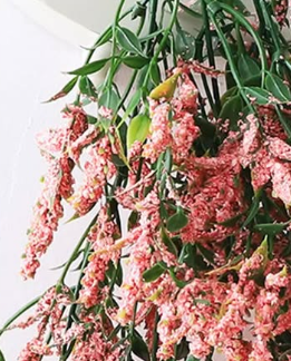 Nordic Home Faux Flower Wall Hanging Plant