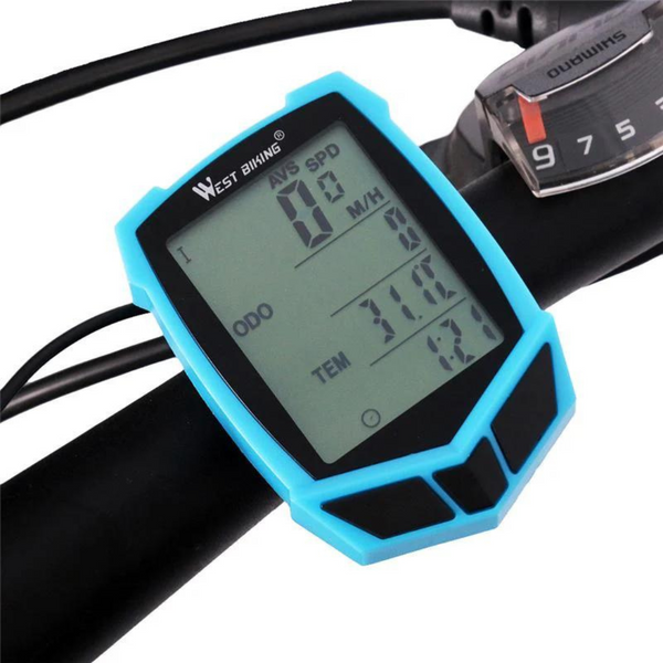 West Biking Wireless Waterproof Bike Cycle Digital Computer LCD Odometer