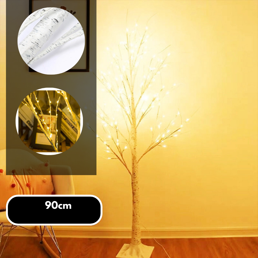 White Birch LED Illuminated Xmas Christmas Branch Tree Home Decor