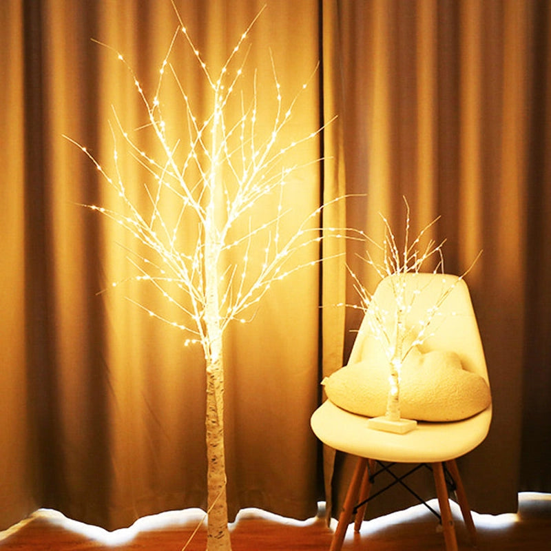 White Birch LED Illuminated Xmas Christmas Branch Tree Home Decor