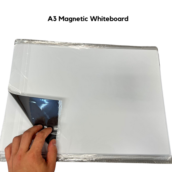 Commercial Grade Magnetic Whiteboard Sheet Bulk Pack A3, A4