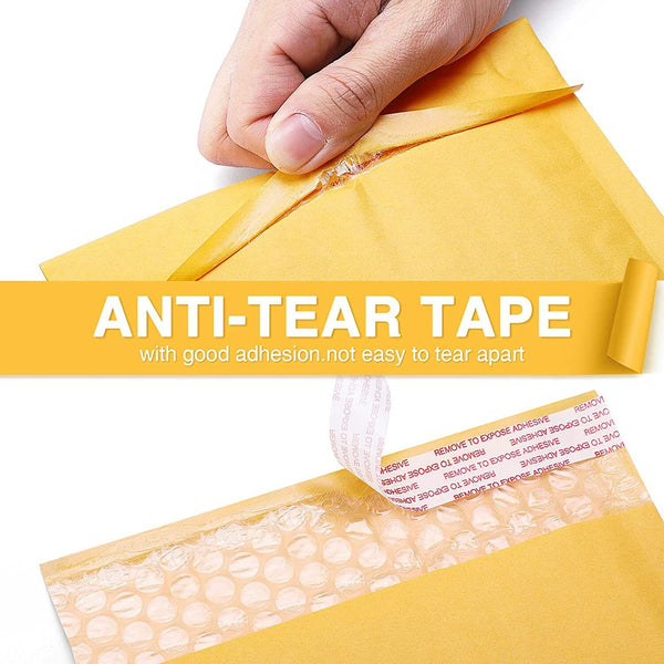 Yellow Bag Seal Padded Bubble Envelop 10 PCs