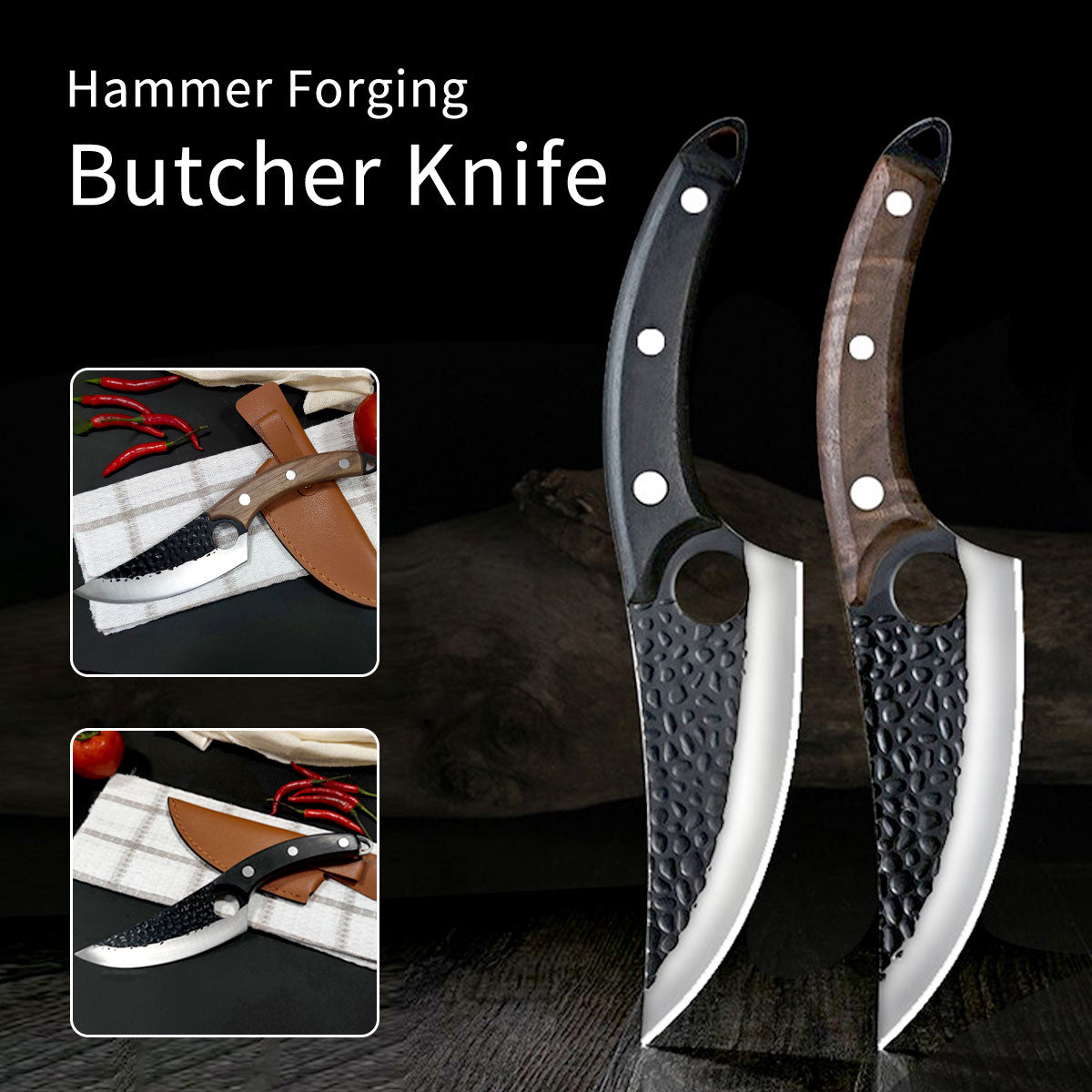 Kitchen Knife Stainless-Steel Boning Butcher Blade Set - Gadget arcade