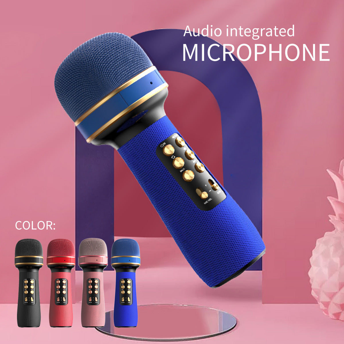 Wireless Bluetooth Karaoke Microphone Speaker - Gadget arcade