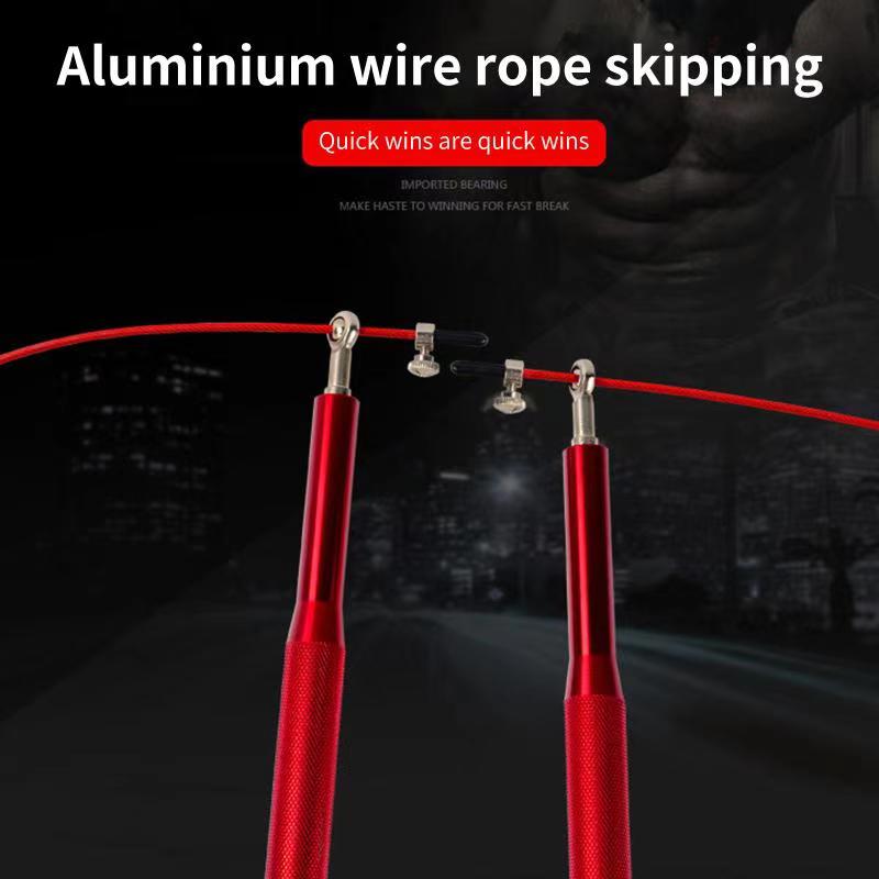 3.0 m Adjustable Steel Skipping Jump Rope Speed Cardio Weight Loss Exercise - Gadget arcade