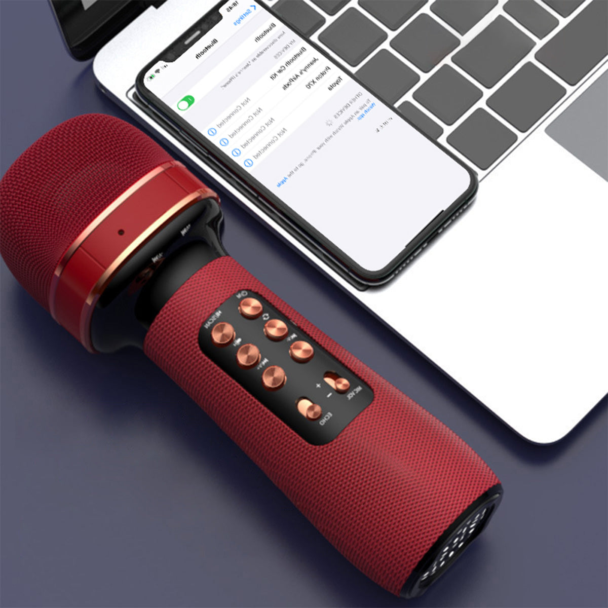 Wireless Bluetooth Karaoke Microphone Speaker - Gadget arcade