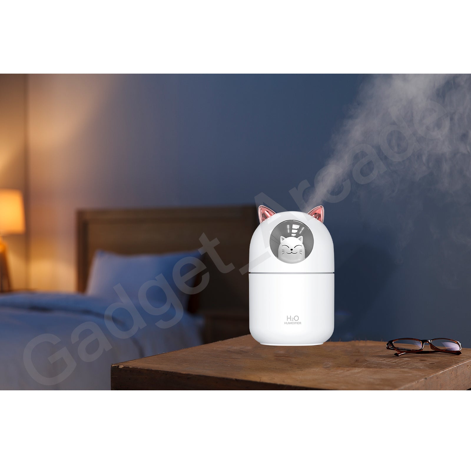 Aromatherapy Diffuser Oil Ultrasonic Air Humidifier LED Light - Gadget arcade