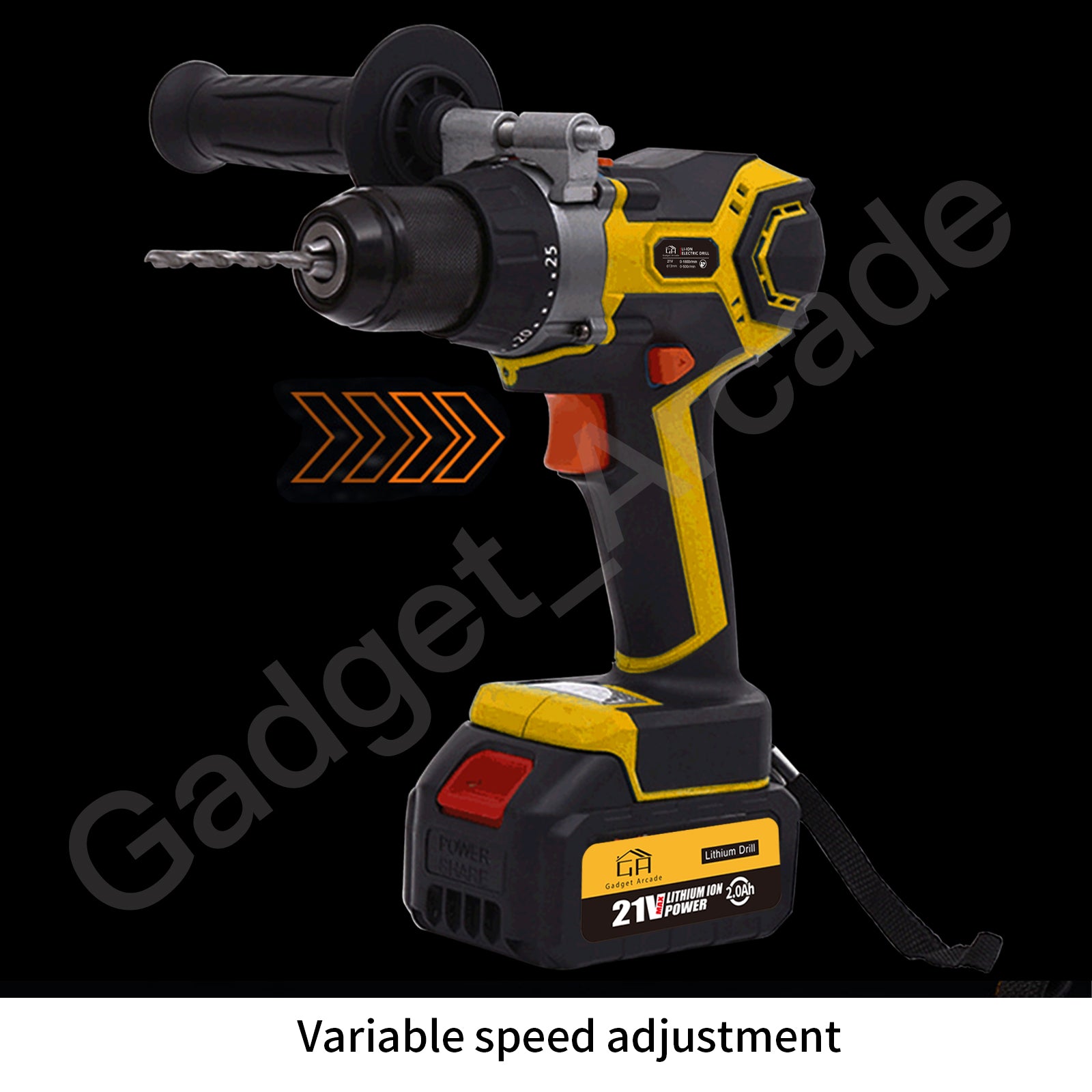 Brushless Hammer Drill Cordless Power Tool Set - Gadget arcade