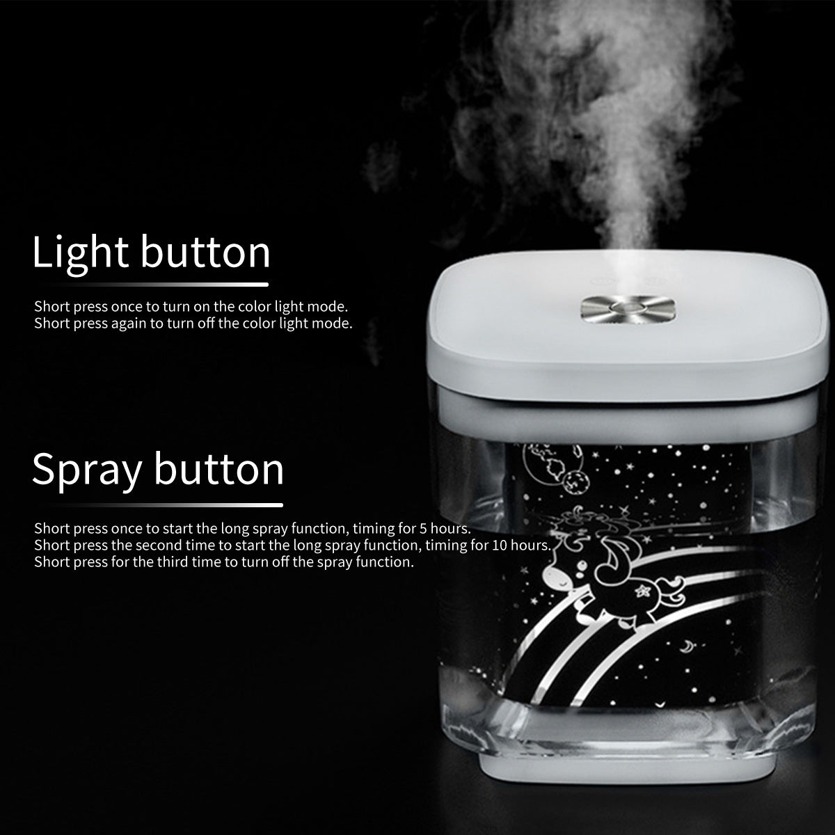 1L Aroma Aromatherapy Diffuser Humidifier Purifier LED - Gadget arcade