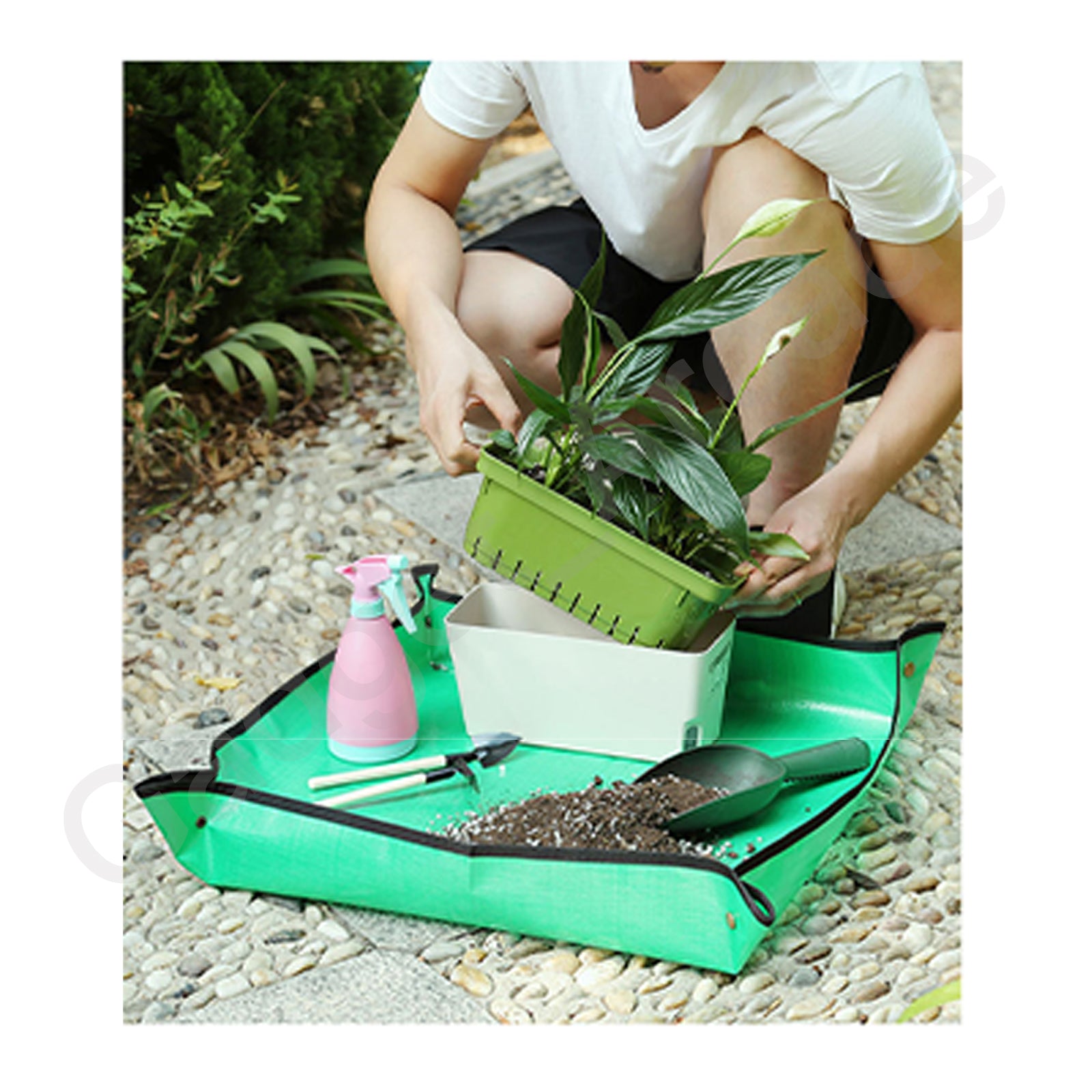 Waterproof Plant Repotting Soil Change Pad Mat Garden Transplanting Succulent AU - Gadget arcade