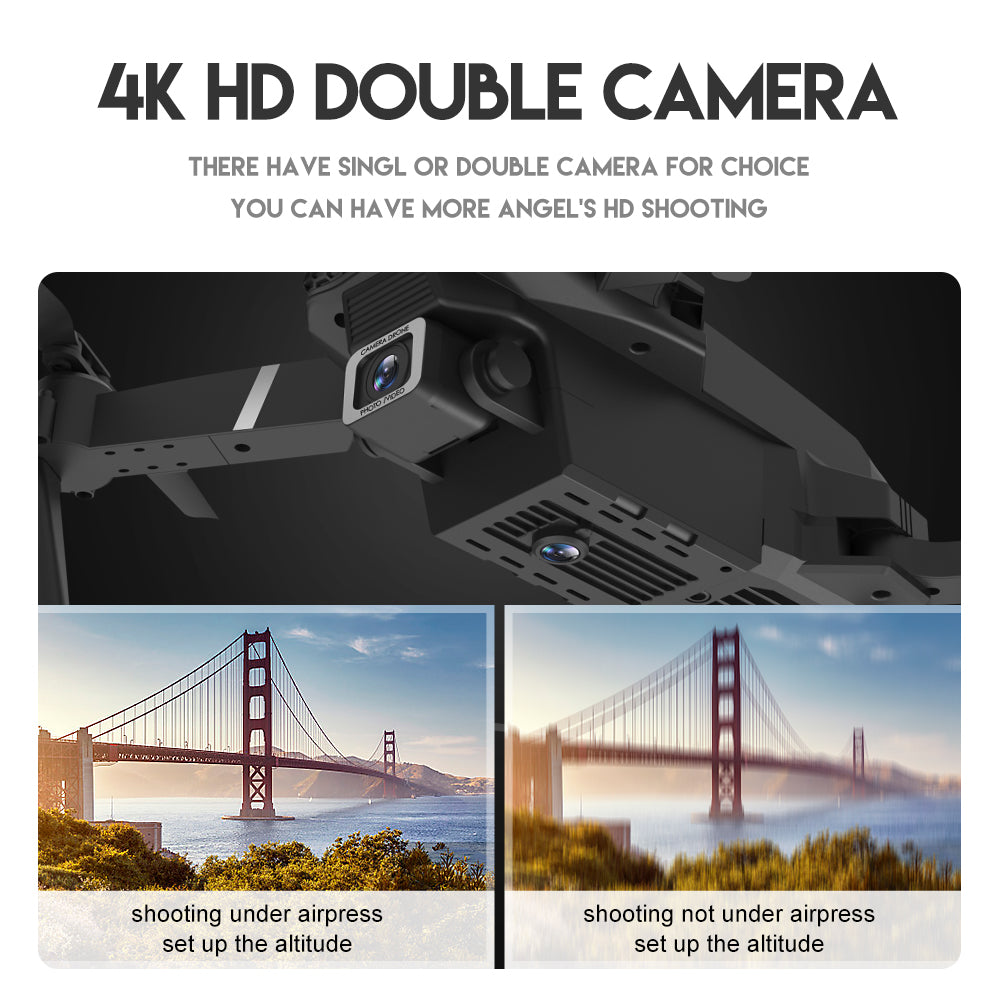 Drones 4K HD E525 Pro Avoid Obstacles Dual Lens - Gadget arcade