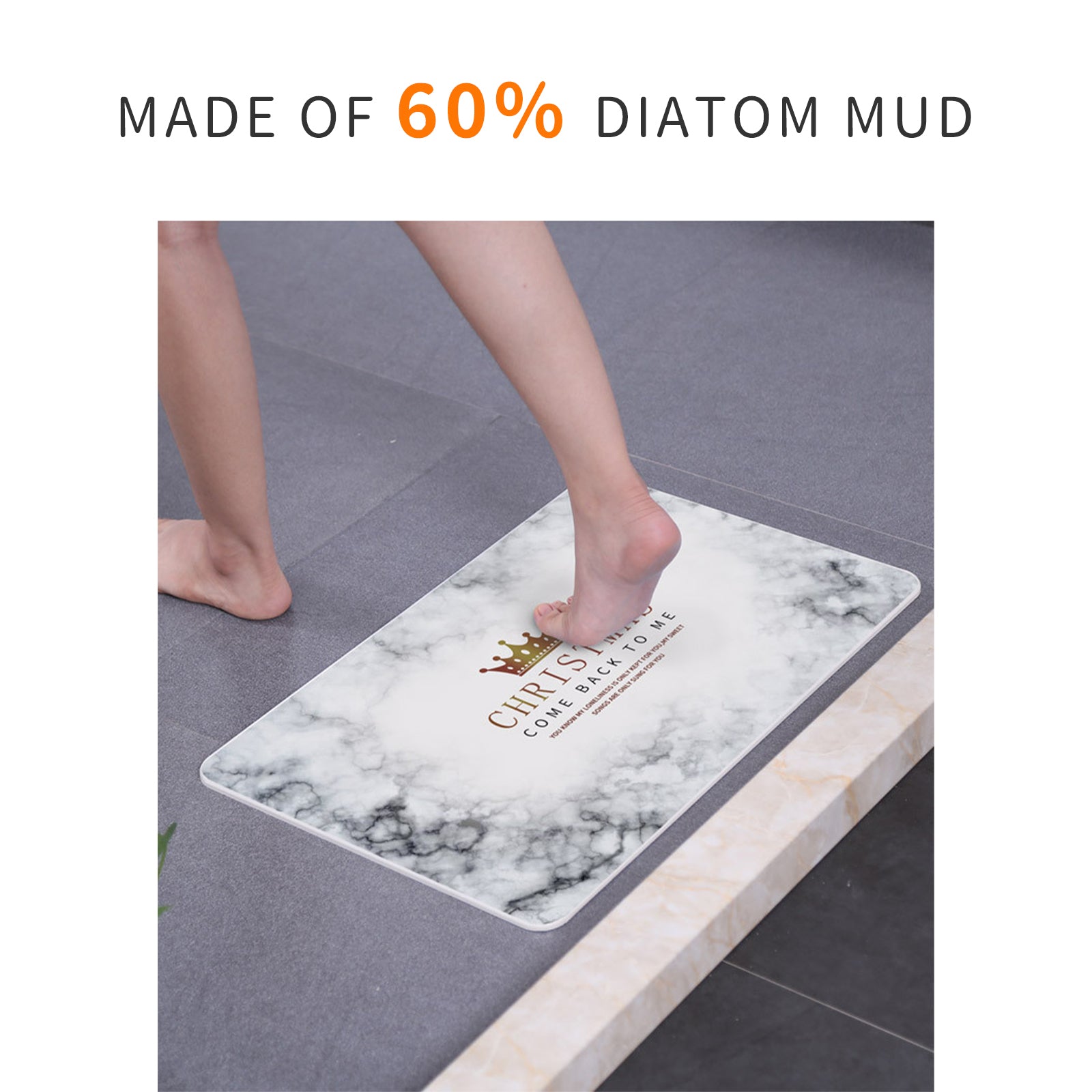 Diatom Floor Bath Mats Fast Drying - Gadget arcade