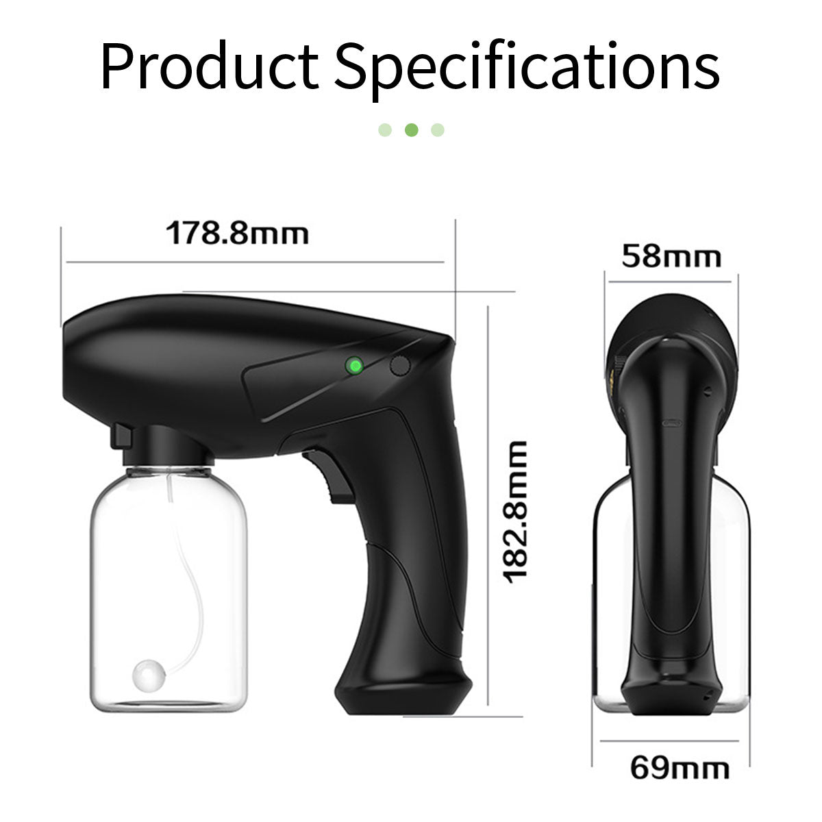 Disinfection Handheld Wireless Nano Steam Sprayer - Gadget arcade