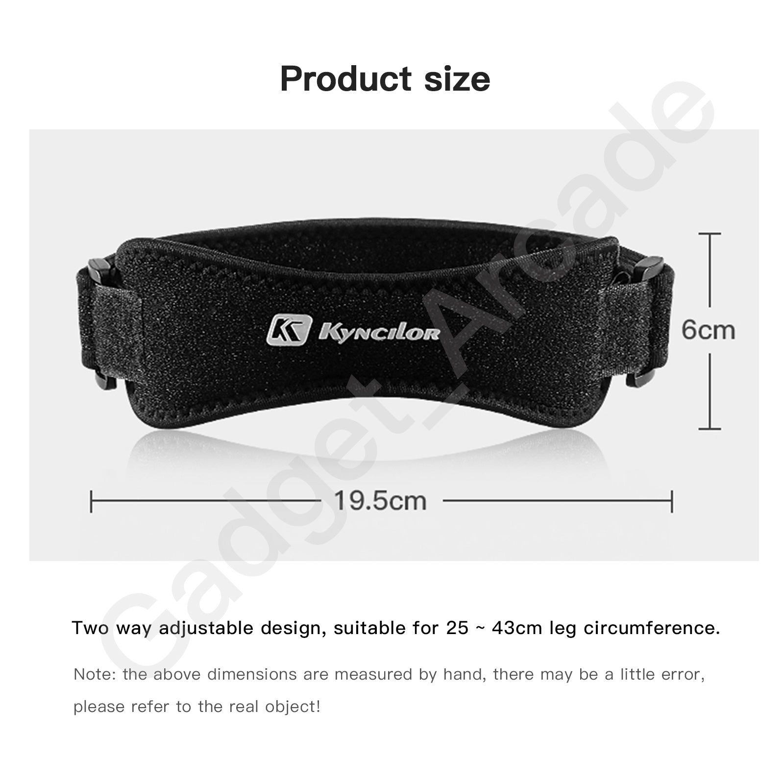 Patella Knee Support Strap Band Belt Brace Running Fitness Sports Compression - Gadget arcade