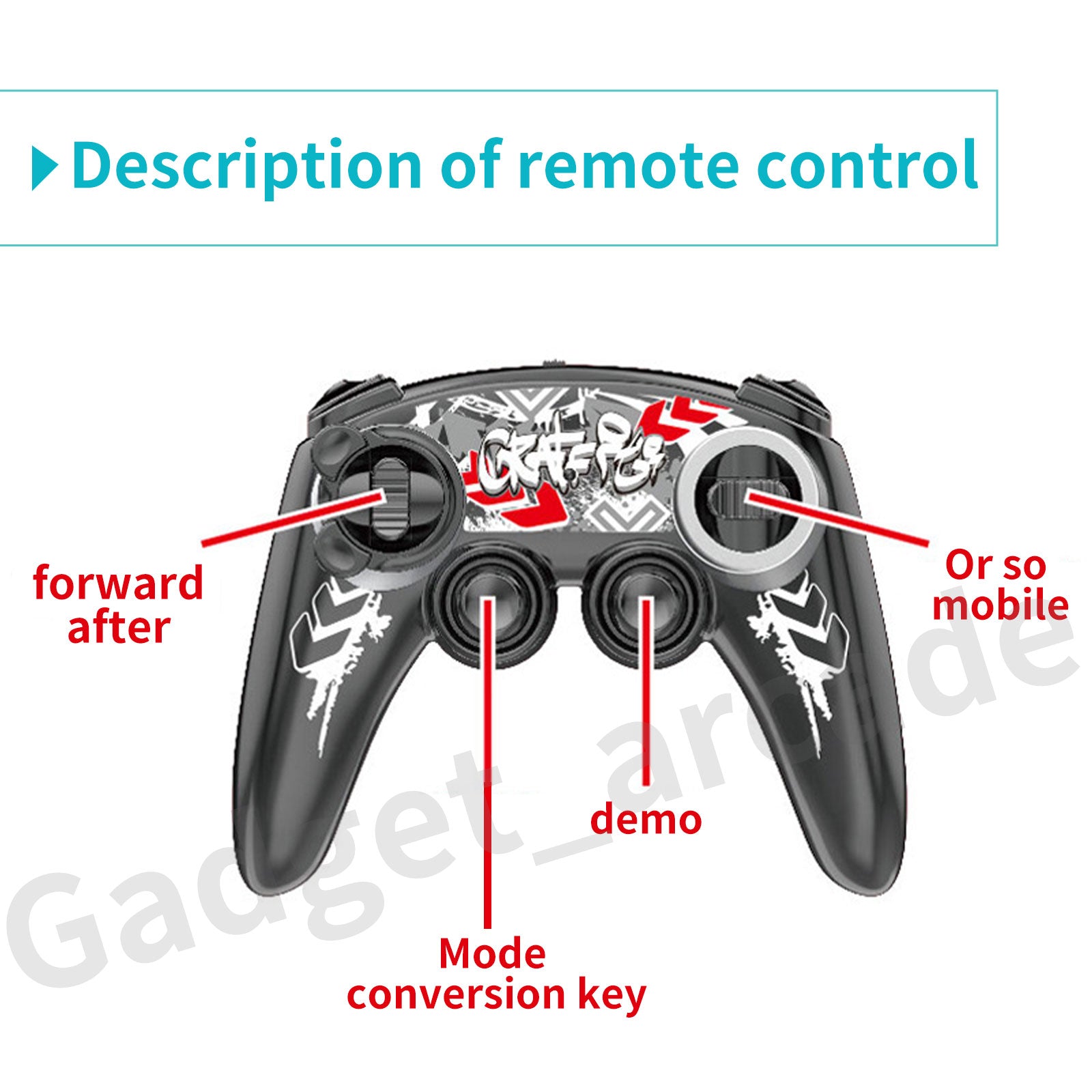 Remote Car Control Toy Gestures 2 in 1 - Gadget arcade