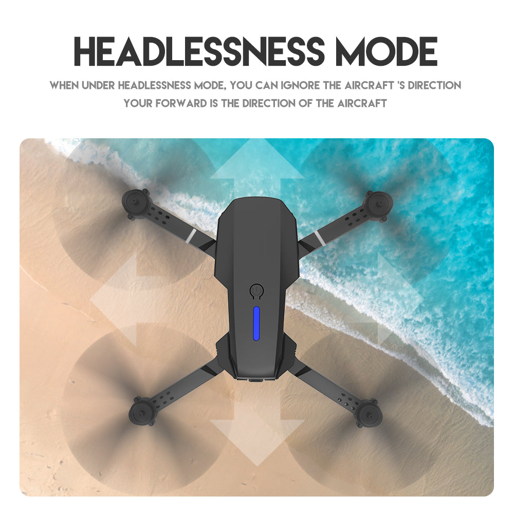 Drones 4K HD E525 Pro Avoid Obstacles Dual Lens - Gadget arcade