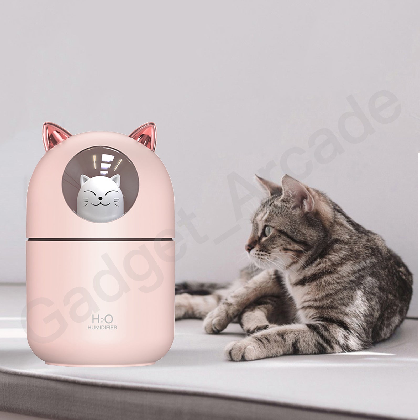 Aromatherapy Diffuser Oil Ultrasonic Air Humidifier LED Light - Gadget arcade