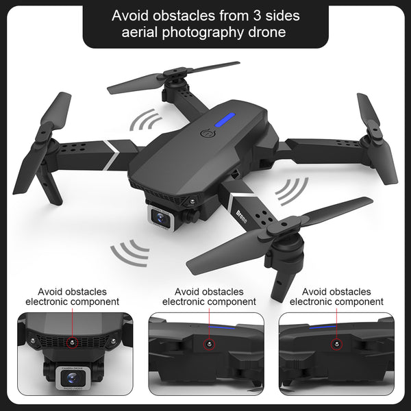 Drones 4K HD E525 Pro Avoid Obstacles Dual Lens - Gadget arcade