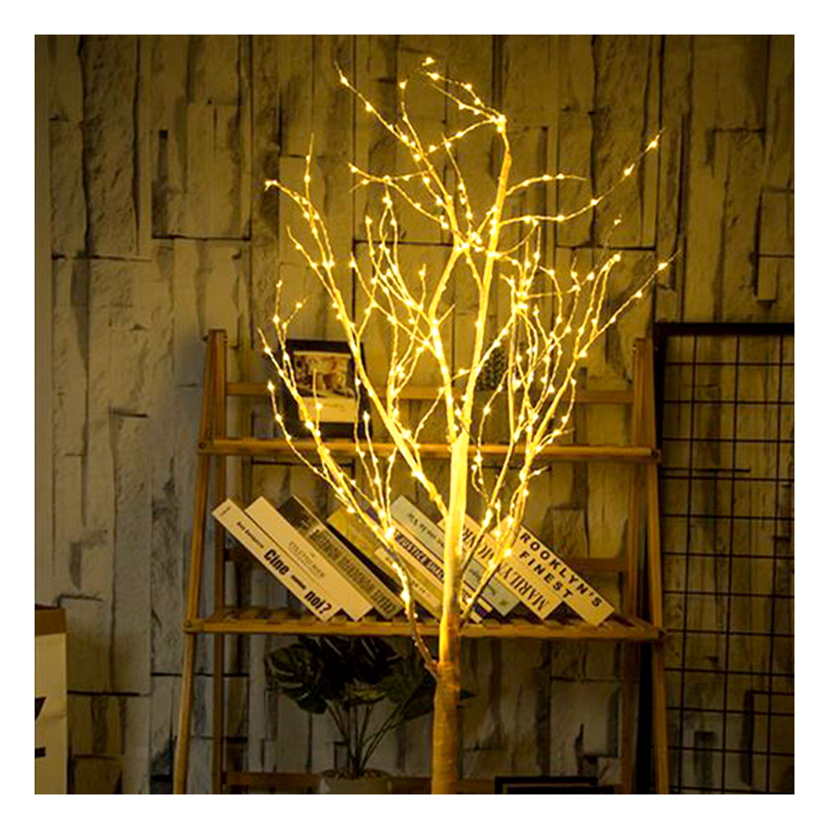 Simulation White Birch Tree Light LED Xmas Christmas Branch Home Garden Celebr - Gadget arcade