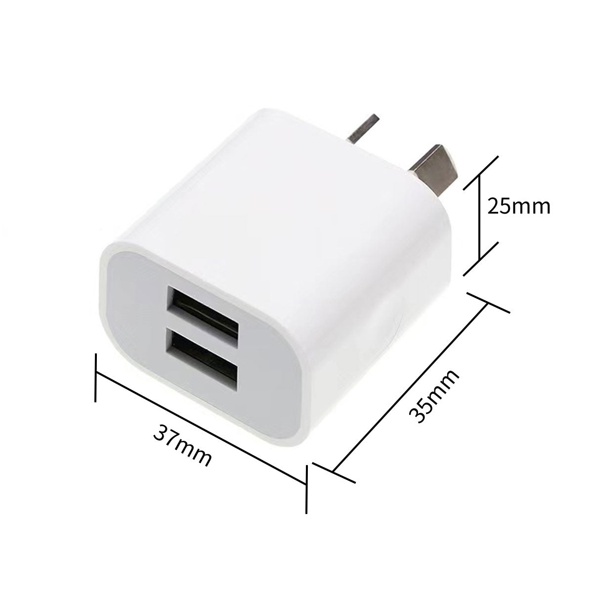 Dual USB Universal Travel 5V 2A  Wall Charger Power Adapter AU Plug Phone AC - Gadget arcade