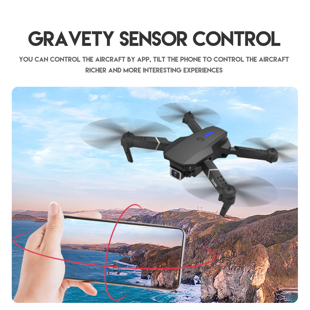 Drones 4K HD E525 Pro Avoid Obstacles Dual Lens - Gadget arcade