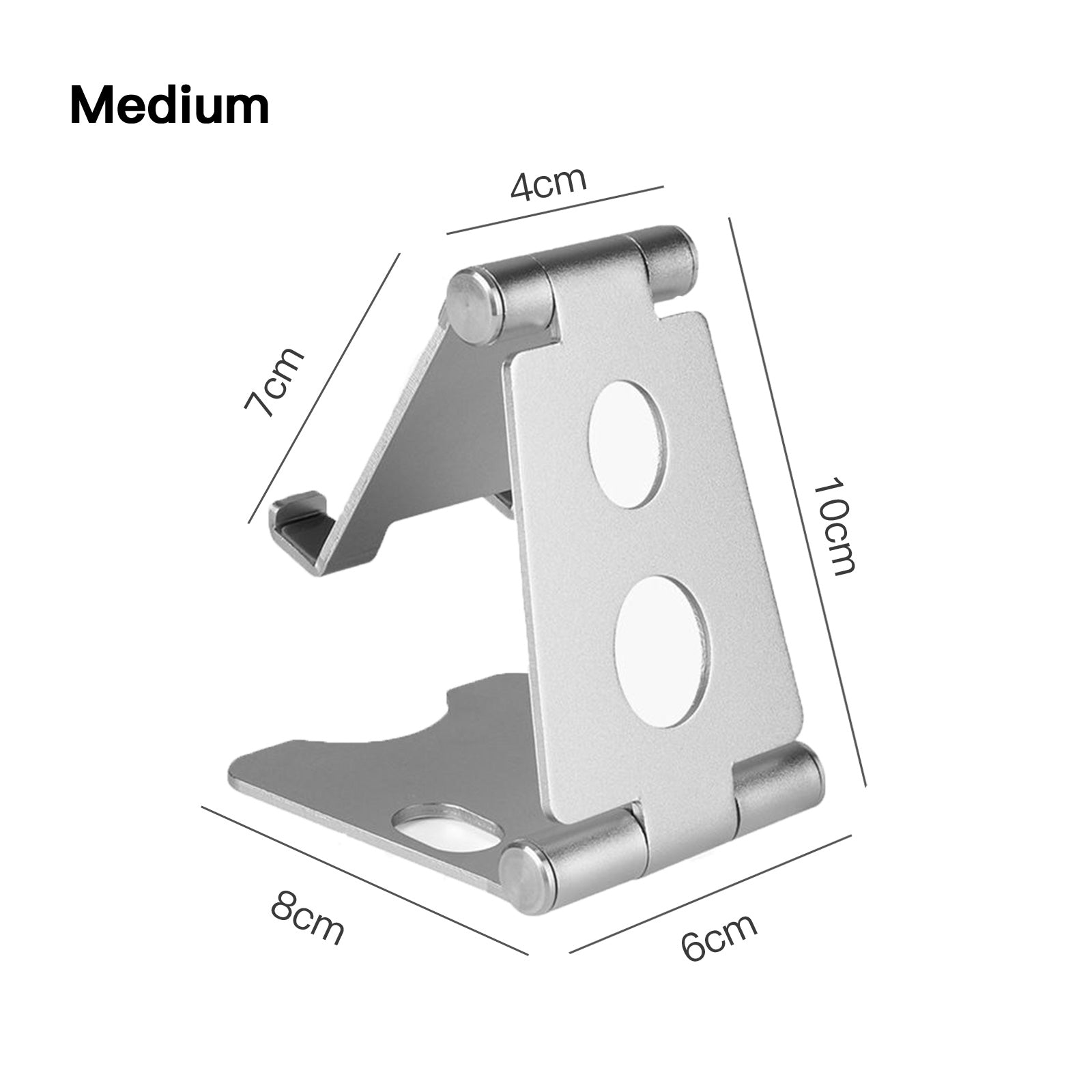 Aluminum Phone Stand Holder Desk Table Cell Phone Home Office Universal Mobile - Gadget arcade