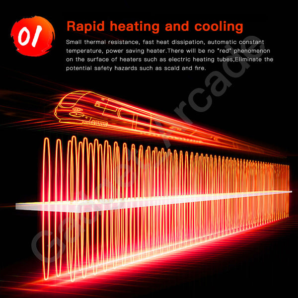 Mini Electric Flame Heater Warm Radiator Air Blower Home Remote Control Portable - Gadget arcade