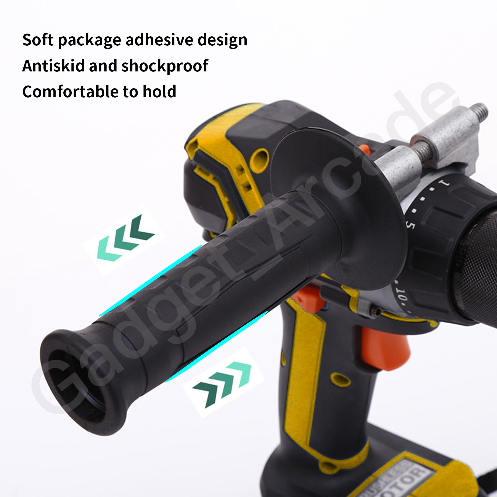 Brushless Hammer Drill Cordless Power Tool Set - Gadget arcade