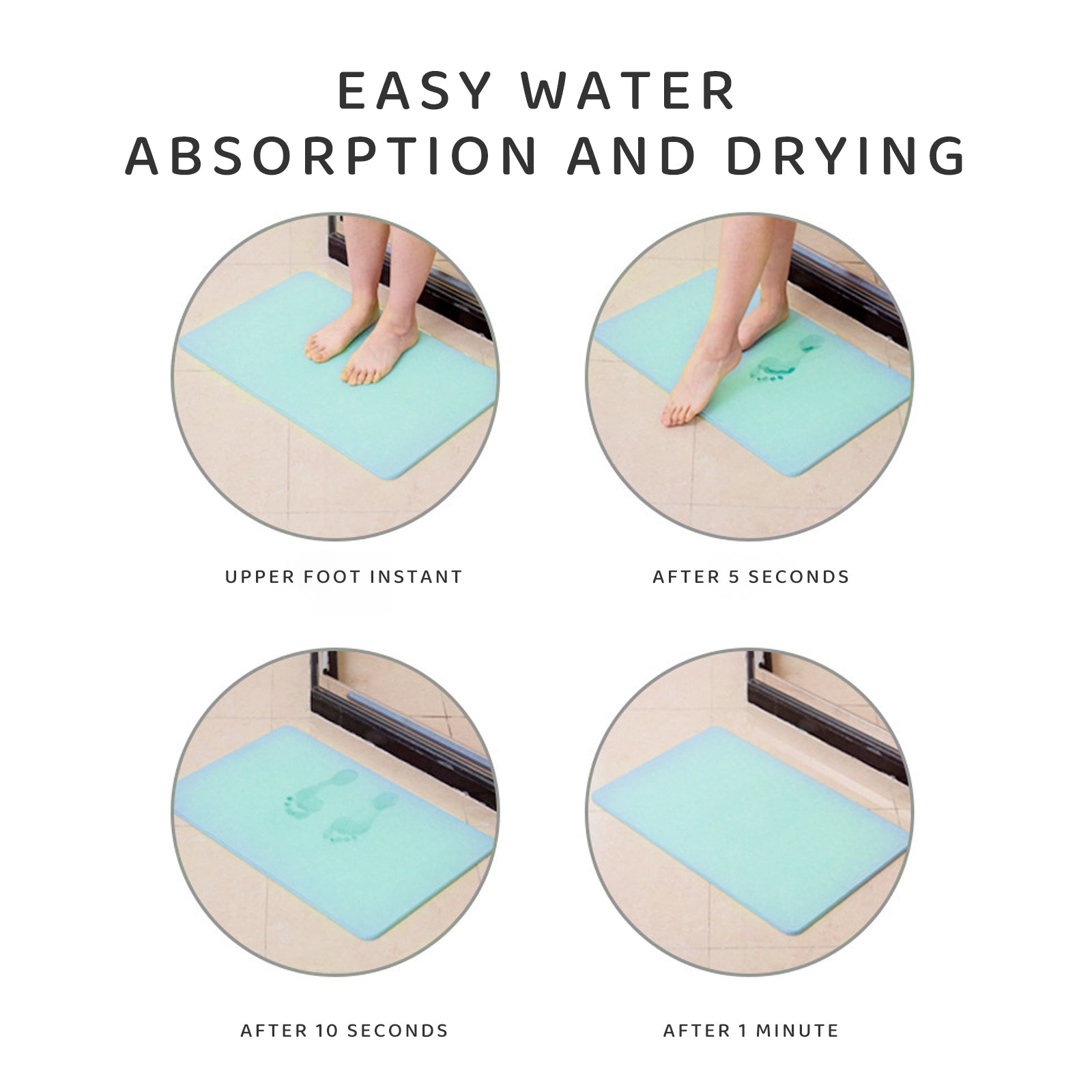 Diatom Floor Bath Mats Fast Drying - Gadget arcade