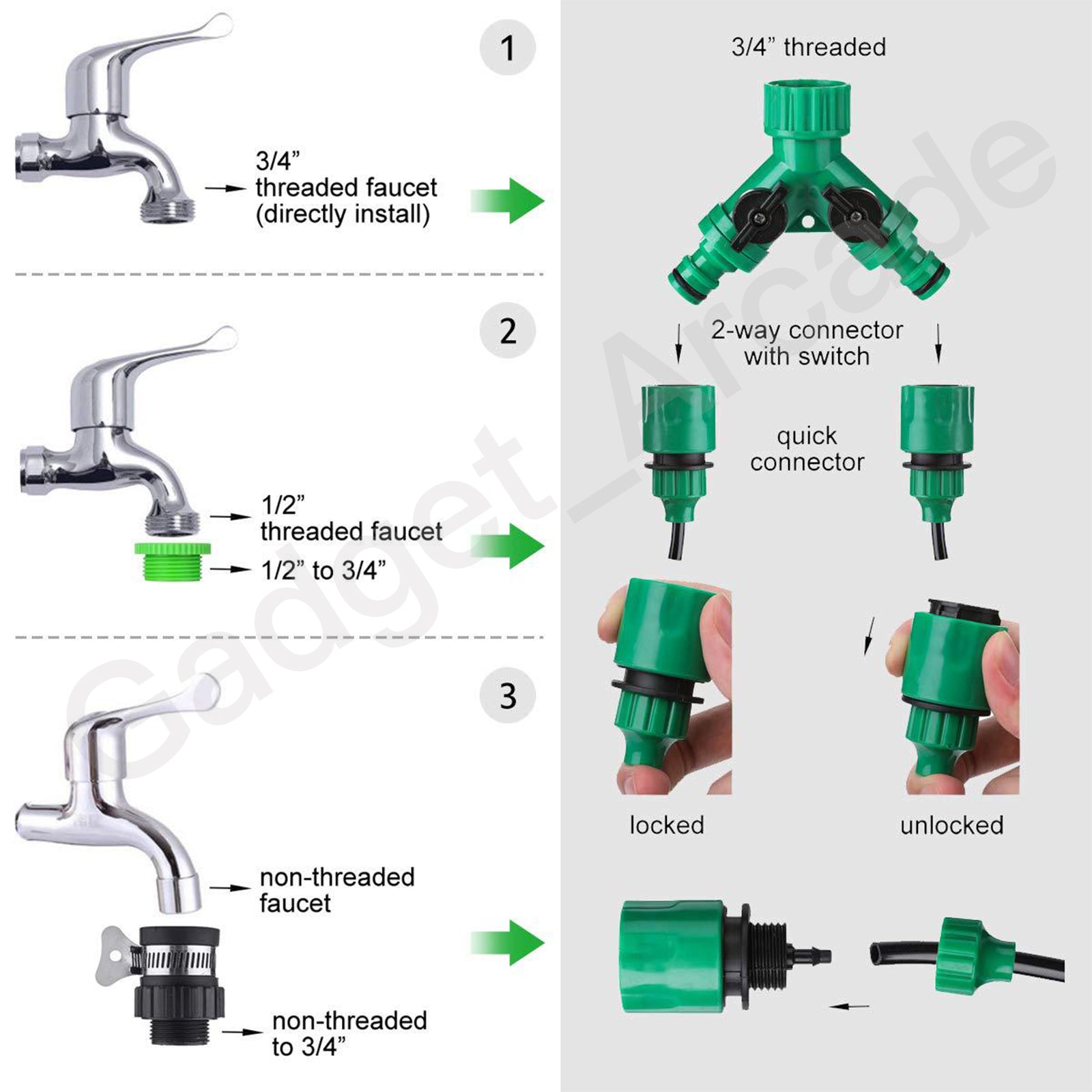 40m Garden Irrigation Kit - Gadget arcade