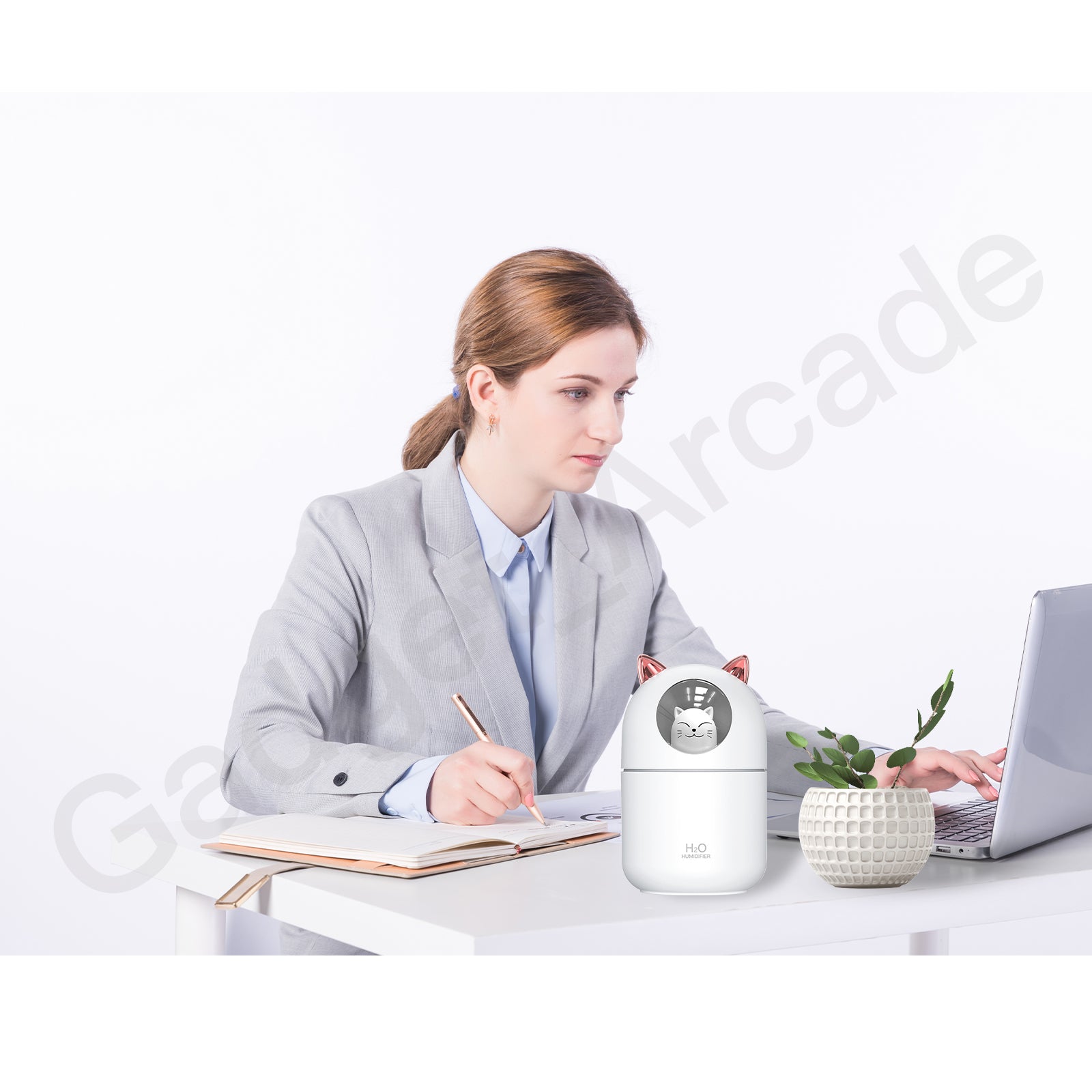 Aromatherapy Diffuser Oil Ultrasonic Air Humidifier LED Light - Gadget arcade