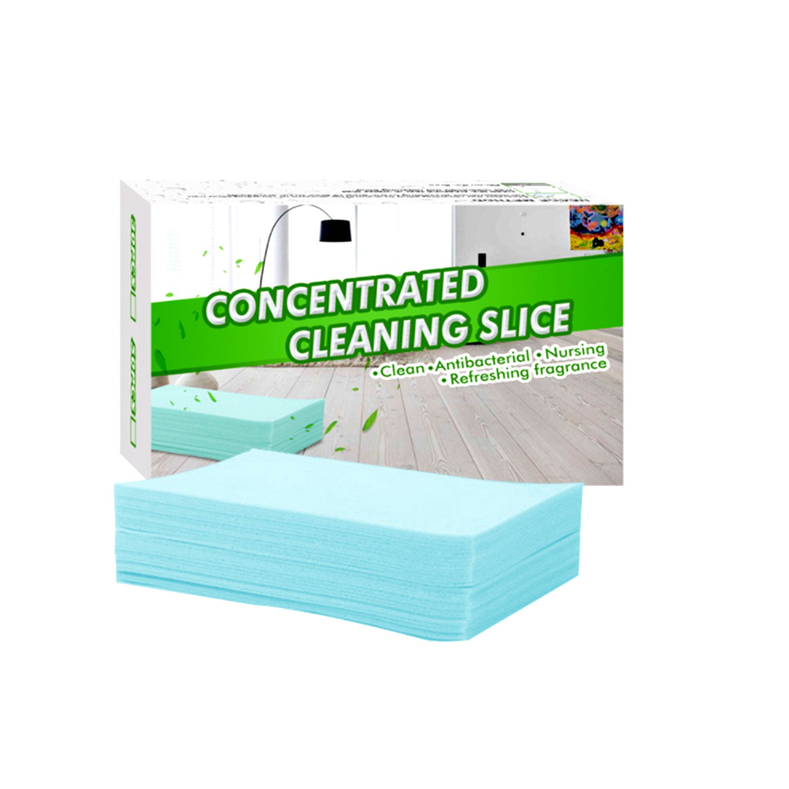 Concentrated Soluble Cleaning Slice for Floor Kitchen Room Mopping Wipes - Gadget arcade