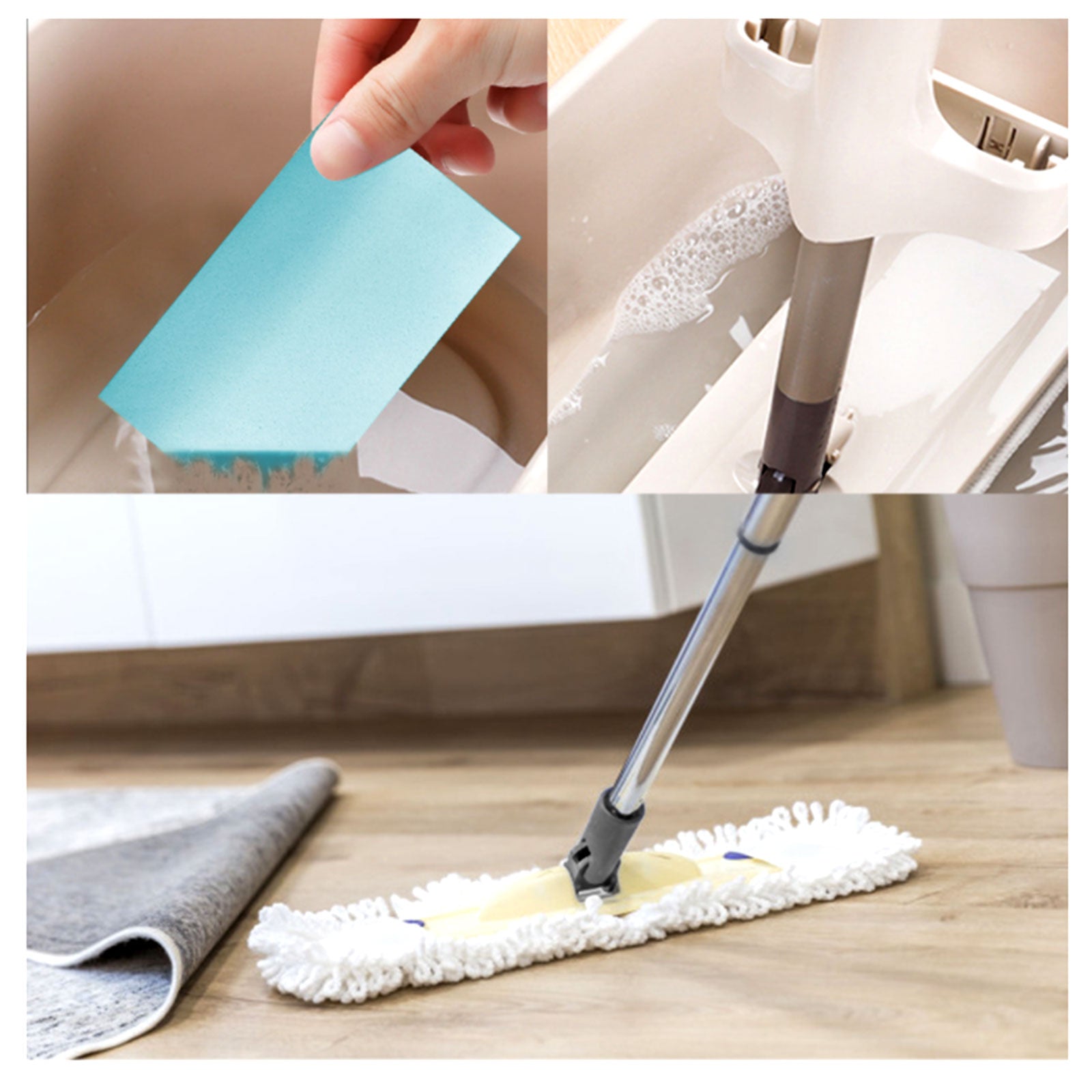 Concentrated Soluble Cleaning Slice for Floor Kitchen Room Mopping Wipes - Gadget arcade