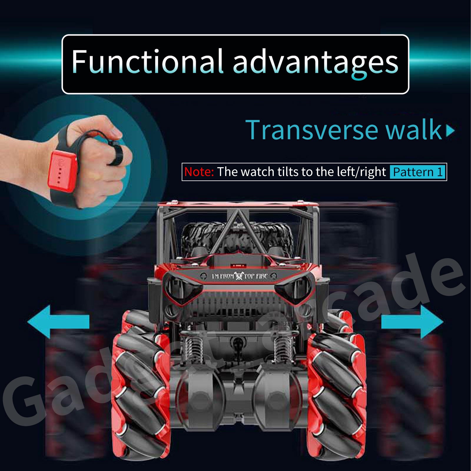 Remote Car Control Toy Gestures 2 in 1 - Gadget arcade